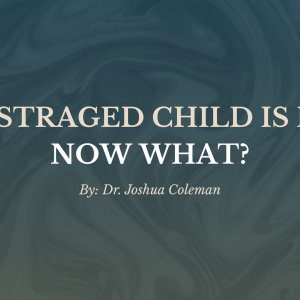My Estranged Child is Back: Now What?